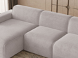 Ecksofa L-Form Links Lavia Grau