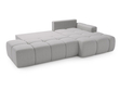 Ecksofa L-Form Rechts mit Schlaffunktion und Bettkasten Montero Grau