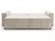Schlafsofa mit Bettfunktion und Bettkasten Sivra Beige