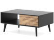 Couchtisch mit Stauraum Astro Schwarz, Artisan Eiche