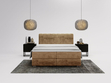 Boxspringbett mit Bettkasten 160x200 Forte Beige