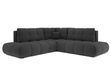 Ecksofa mit Schlaffunktion und Bettkasten Links Kair Graphit