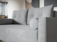 Schlafsofa mit Bettfunktion und Bettkasten Pori Grau