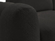 Ecksofa L-Form mit Schlaffunktion und Bettkasten Avelin Links Schwarz