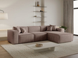 Ecksofa L-Form Rechts Arizona Braun