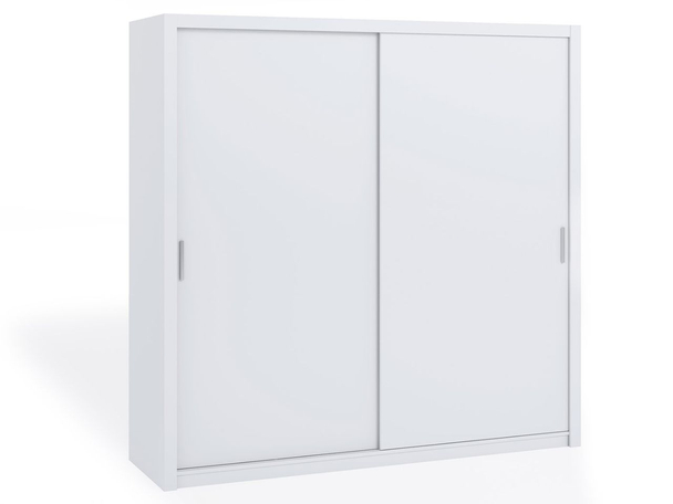 Großer Schiebeschrank Bino 220 –Weiß