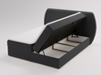 Boxspringbett mit Bettkasten 160x200 Bogota Schwarz