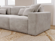 Ecksofa L-Form Links Moderne Ecksofa Leni Hellgrau