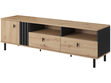 Wohnzimmer-Set Malone Artisan Eiche, Anthrazit