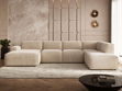 Wohnlandschaft Rechts Belluno Beige