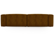 Ecksofa L-Form Links Moderne Cord Ecksofa Landi Honigfarben