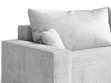Ecksofa L-Form mit Schlaffunktion und Bettkasten Nivo Grau
