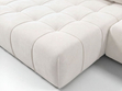 Ecksofa L-Form mit Schlaffunktion und Bettkasten Tulio Links Creme