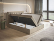 Boxspringbett mit Bettkasten 180x200 Denza Grün