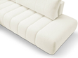 Ecksofa mit Schlaffunktion und Bettkasten Links Adoro Creme 