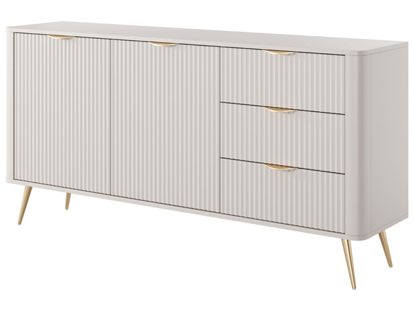 Kommode mit Türen und Schubladen Latina Beige