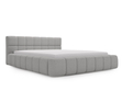 Polsterbett mit Bettkasten und Lattenrost 120x200 Alicante Boucle Grau