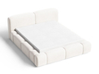Polsterbett mit Bettkasten und Lattenrost 120x200 Aubi Creme
