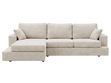 Ecksofa L-Form fürs Wohnzimmer Nesto Links Beige