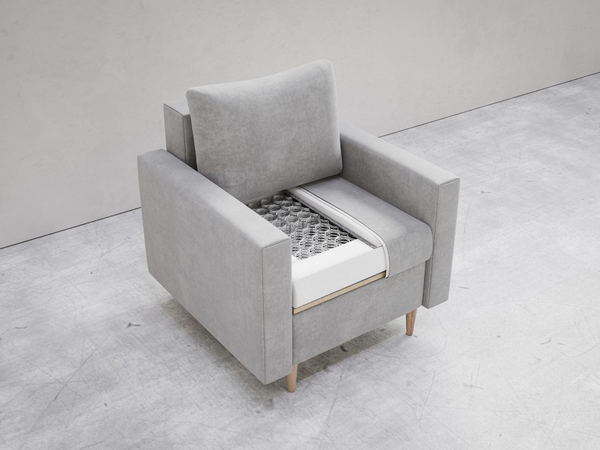 Sessel Castelo Dunkelgrau