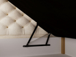 Boxspringbett mit Bettkasten 200x200 Bergamo Beige