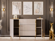 Wohnzimmer-Set im Glamour-Stil Lunelie Kaschmir