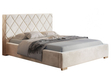 Polsterbett mit Bettkasten und Lattenrost 140x200 Taranto Beige