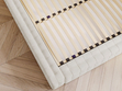 Polsterbett mit Bettkasten und Lattenrost 120x200 Barbados Creme