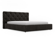 Polsterbett mit Bettkasten und Lattenrost 120x200 Milano Anthrazit