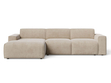 Ecksofa L-Form Links Lavia Beige