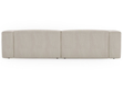 Ecksofa L-Form Links Moderne Cord Ecksofa Landi Beige