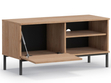TV-Lowboard mit Türen 100 cm Soroko Hickory
