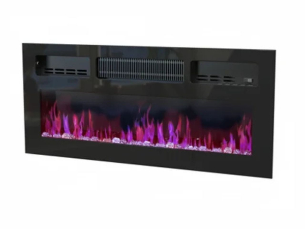 Kommode mit Türen, Schublade und Kamin Messina Kaschmir