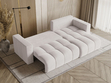 Ecksofa L-Form mit Schlaffunktion und Bettkasten Neva Grau