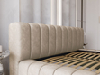 Polsterbett mit Bettkasten und Lattenrost 180x200 Italia Beige