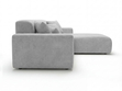 Ecksofa L-Form Rechts Nork Grau