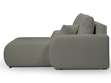 Ecksofa mit Schlaffunktion und Bettkasten Rechts Adoro Grau