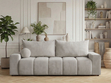 Schlafsofa mit Bettfunktion und Bettkasten Miro Grau