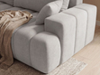 Ecksofa L-Form Links mit Schlaffunktion und Bettkasten Caleo Hellgrau