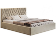 Polsterbett mit Bettkasten und Lattenrost 120x200 Andri Beige