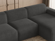 Ecksofa L-Form Rechts Lavia Dunkelgrau