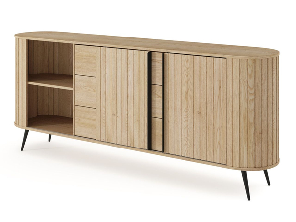Schiebetüren-Kommode 200 cm Passione Eiche Cremona