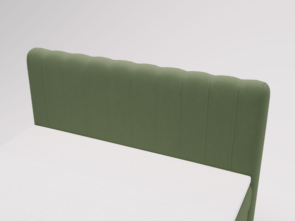 Boxspringbett mit Bettkasten 140x200 Osteno Grün