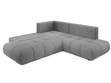 Ecksofa mit Schlaffunktion und Bettkasten Links Kair Grau