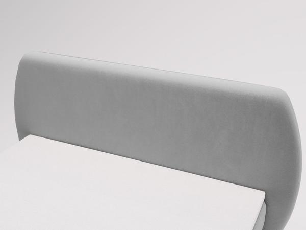 Boxspringbett mit Bettkasten 180x200 Bogota Hellgrau