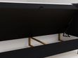 Boxspringbett mit Bettkasten 180x200 Primavera Schwarz