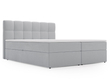 Boxspringbett mit Bettkasten 180x200 Maison Grau