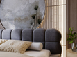 Polsterbett mit Bettkasten und Lattenrost 120x200 Plaza Dunkelgrau