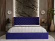 Polsterbett mit Bettkasten und Lattenrost 140x200 Apollo Blau