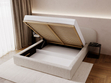 Polsterbett mit Bettkasten und Lattenrost 160x200 Palermo Beige